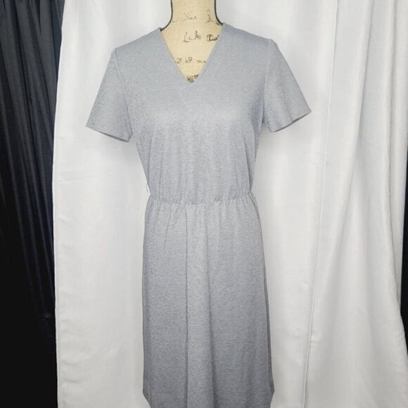 Vintage 1970s Trends by Jerrie Lurie Grey Basic Shirt Dress Everyday - Picture 1 of 16